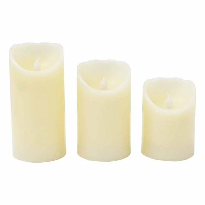 Hobbycraft Flickering LED Candles 3 Pack 1 Hobbycraft Flickering LED Candles 3 Pack