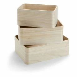 Hobbycraft Wooden Deco Storage Set 3 Pieces