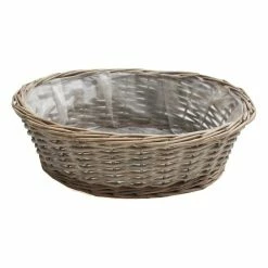 Hobbycraft Washed Brown Wicker Basket 33cm