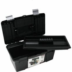 Hobbycraft Black Universal Craft Box 39cm X 23cm X 17cm -Christmas Decorations shop 644330 1000 3 black universal craft box 39cm x 23cm x 17cm