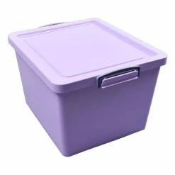 Really Useful Products Really Useful Pastel Purple Plastic Storage Box 33.5 Litres