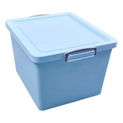 Really Useful Products Really Useful Pastel Blue Plastic Storage Box 33.5 Litres