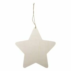 Hobbycraft Hanging Wooden Star Plaque 26cm