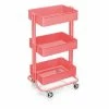 Hobbycraft Coral Three Tier Storage Trolley