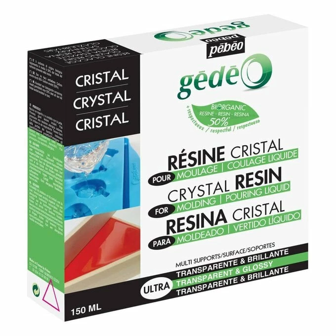 Pebeo Gedeo Bio-Based Crystal Resin 150ml 1 Pebeo Gedeo Bio-Based Crystal Resin 150ml