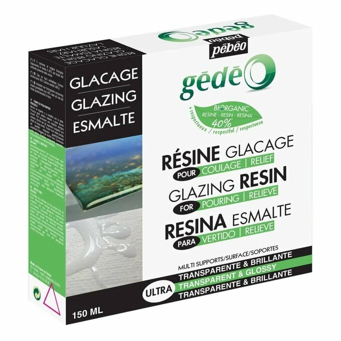 Pebeo Gedeo Bio-Based Glazing Resin 150ml 1 Pebeo Gedeo Bio-Based Glazing Resin 150ml