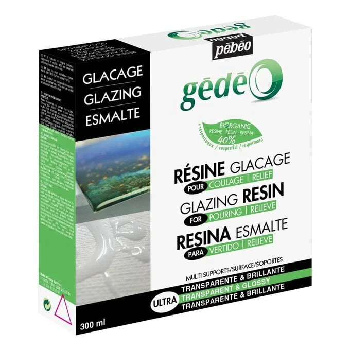 Pebeo Gedeo Bio-Based Glazing Resin 300ml 1 Pebeo Gedeo Bio-Based Glazing Resin 300ml