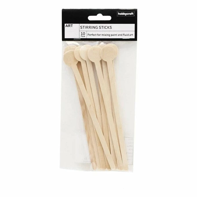 Hobbycraft Stirring Sticks 10 Pack 2 Hobbycraft Stirring Sticks 10 Pack - Image 2