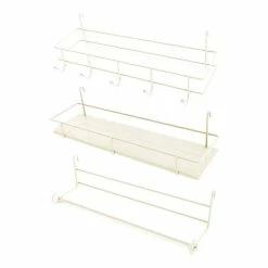 Hobbycraft White Trolley Accessories 3 Pack