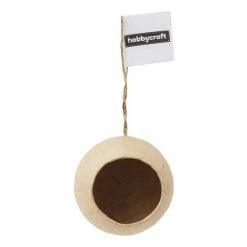 Hobbycraft Mache Hanging Fillable Ball Decoration 8cm