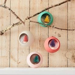 Hobbycraft Mache Hanging Fillable Ball Decoration 8cm -Christmas Decorations shop 649637 1000 4 mache hanging fillable ball decoration 8cm