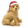 Hobbycraft Resin Sitting Dog With Hat Bauble Filler 3.5cm