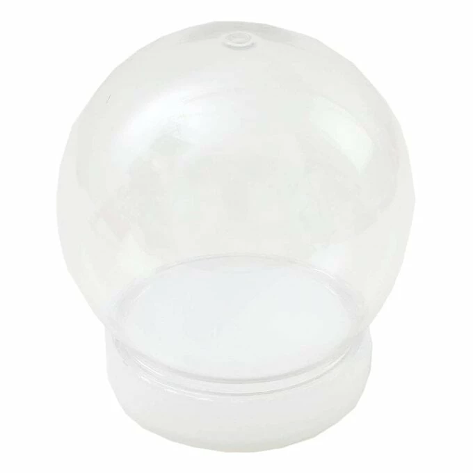 Hobbycraft Fillable Plastic Snow Globe 10.5cm 1 Hobbycraft Fillable Plastic Snow Globe 10.5cm