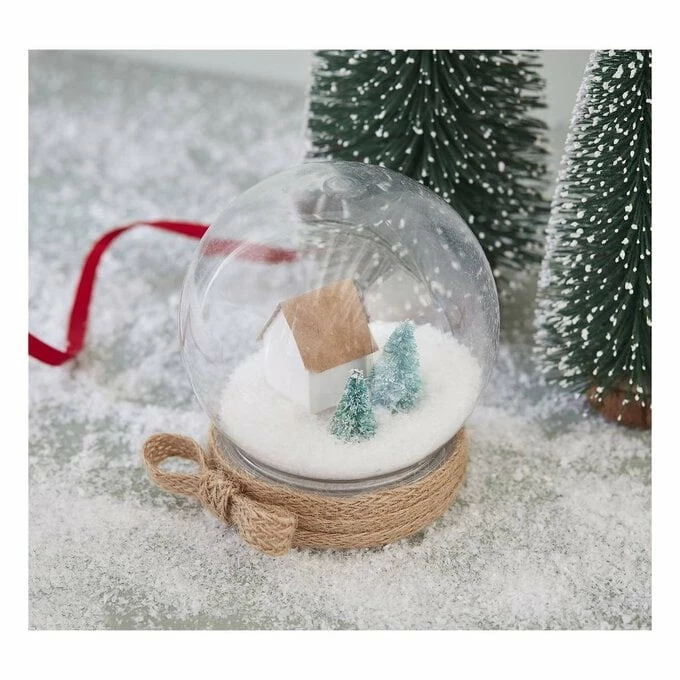 Hobbycraft Fillable Plastic Snow Globe 10.5cm 2 Hobbycraft Fillable Plastic Snow Globe 10.5cm - Image 2