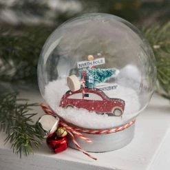 Hobbycraft Fillable Plastic Snow Globe 10.5cm 6 Hobbycraft Fillable Plastic Snow Globe 10.5cm -Christmas Decorations shop 650087 1000 4 fillable plastic snow globe 10 5cm