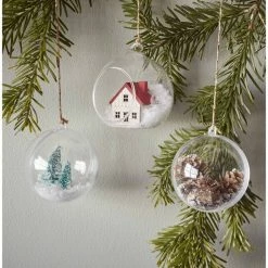 Hobbycraft Wooden Cottage Bauble Filler 4.5cm 8 Hobbycraft Wooden Cottage Bauble Filler 4.5cm -Christmas Decorations shop 650099 1000 3 wooden cottage bauble filler 4 5cm