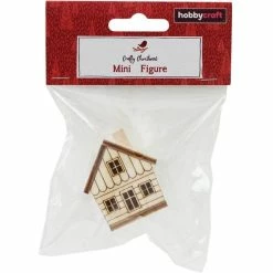 Hobbycraft Wooden Cottage Bauble Filler 4.5cm 9 Hobbycraft Wooden Cottage Bauble Filler 4.5cm -Christmas Decorations shop 650099 1000 4 wooden cottage bauble filler 4 5cm