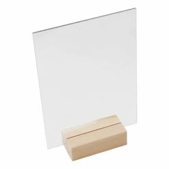 Hobbycraft Clear Rectangle Acrylic Table Sign 20cm -Christmas Decorations shop 650522 1000 2 clear rectangle acrylic table sign 20cm