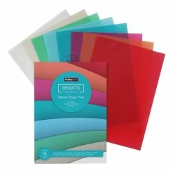 Hobbycraft Bright Vellum Paper Pad A4 16 Sheets