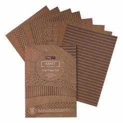Hobbycraft Kraft Paper Pad A4 18 Sheets