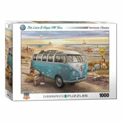 Eurographics Love And Hope VW Bus Jigsaw Puzzle 1000 Pieces