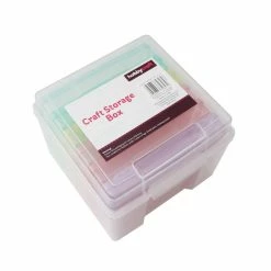 Hobbycraft Mini Pastel Craft Storage Box -Christmas Decorations shop 650971 1000 3 mini pastel craft storage box multicoloured