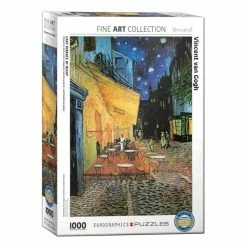 Eurographics Cafe Terrace At Night Jigsaw Puzzle 1000 Pieces