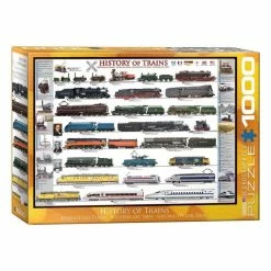 Eurographics History Of Trains Jigsaw Puzzle 1000 Pieces