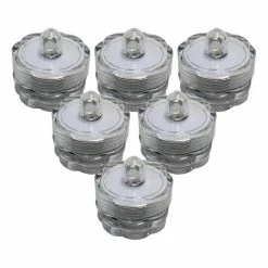 Hobbycraft Submersible LED Tea Lights 6 Pack