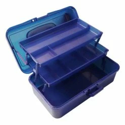 Hobbycraft Purple Metallic Caddy 33cm X 20cm X 15cm
