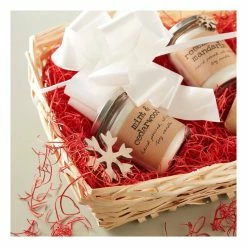 Hobbycraft Wicker Gift Hamper Set -Christmas Decorations shop 653540 1000 4 christmas wicker gift hamper