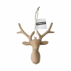 Hobbycraft Mache Hanging Reindeer Head 15cm