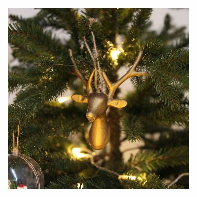 Hobbycraft Mache Hanging Reindeer Head 15cm 2 Hobbycraft Mache Hanging Reindeer Head 15cm - Image 2