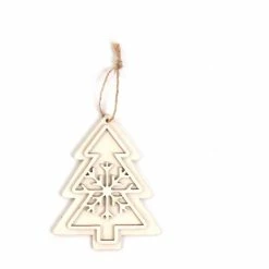 Hobbycraft Hanging Wooden Tree Decoration 10cm