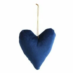 Hobbycraft Blue Hanging Heart Decoration 10.5cm