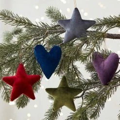 Hobbycraft Blue Hanging Heart Decoration 10.5cm -Christmas Decorations shop 653938 1000 3 blue hanging heart decoration 10 5cm