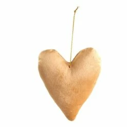 Hobbycraft Yellow Hanging Heart Decoration 10.5cm