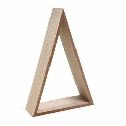 Hobbycraft Wooden Triangle Shelf 25cm X 7cm X 30cm