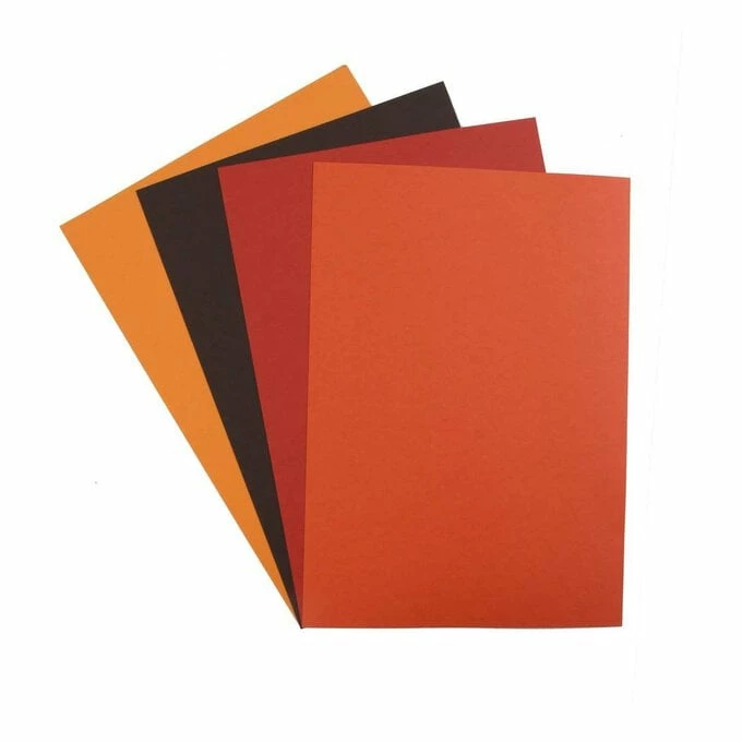 Hobbycraft Autumn Tones Premium Card A4 40 Pack 1 Hobbycraft Autumn Tones Premium Card A4 40 Pack