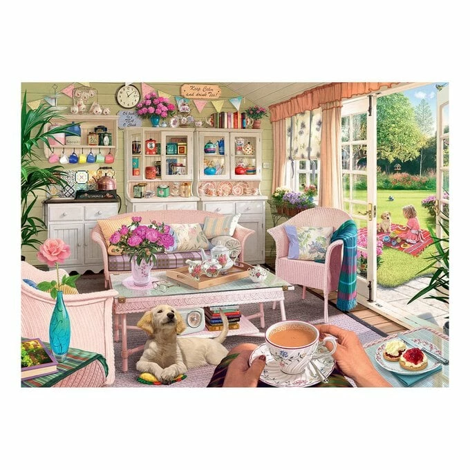 Ravensburger Tea House Jigsaw Puzzle 1000 Pieces 2 Ravensburger Tea House Jigsaw Puzzle 1000 Pieces - Image 2