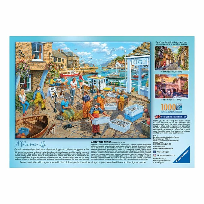 Ravensburger A Fisherman’s Life Jigsaw Puzzle 1000 Pieces 3 Ravensburger A Fisherman’s Life Jigsaw Puzzle 1000 Pieces - Image 3