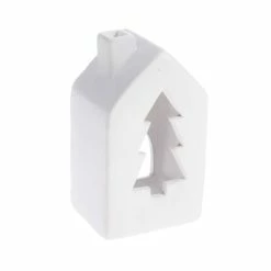 Hobbycraft Ceramic House Tealight Holder 12cm