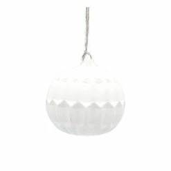 Hobbycraft Ceramic Crystal Cut Bauble Decoration 7cm