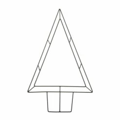 Hobbycraft Black Layered Metal Tree Wreath Base 44cm