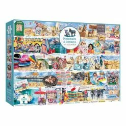Gibsons Deckchairs And Donkeys Jigsaw Puzzle 1000 Pieces