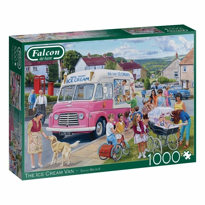Falcon Ice Cream Van Jigsaw Puzzle 1000 Pieces 1 Falcon Ice Cream Van Jigsaw Puzzle 1000 Pieces