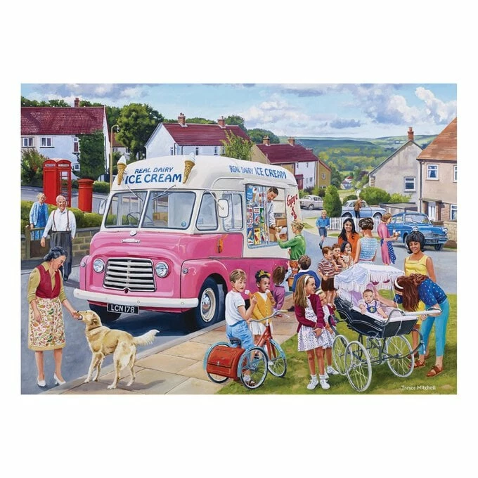 Falcon Ice Cream Van Jigsaw Puzzle 1000 Pieces 2 Falcon Ice Cream Van Jigsaw Puzzle 1000 Pieces - Image 2