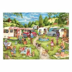 Falcon Camping And Caravanning Jigsaw Puzzle 500 Pieces 2 Pack -Christmas Decorations shop 658984 1000 3 Falcon Camping Caravanning Jigsaw 2x500pcs 49X55CM