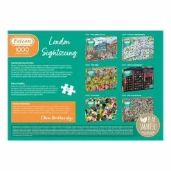 Falcon London Sightseeing Jigsaw Puzzle 1000 Pieces -Christmas Decorations shop 658986 1000 3 Falcon Con London Sightseeing Jigsaw 1000pcs 68X49CM