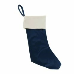 Hobbycraft Blue Velvet Christmas Stocking
